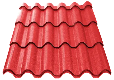 Image of Brown Red color (RAL 3011) for metal tile