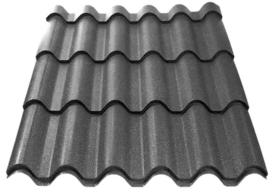 Image of Graphite Grey color (RAL 7024) for metal tile