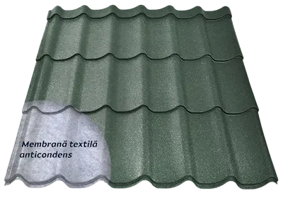 Image of Chrome Green color (RAL 6020) for Smart model metal tile