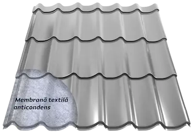 Image of Grey White color (RAL 9002) for Smart model metal tile