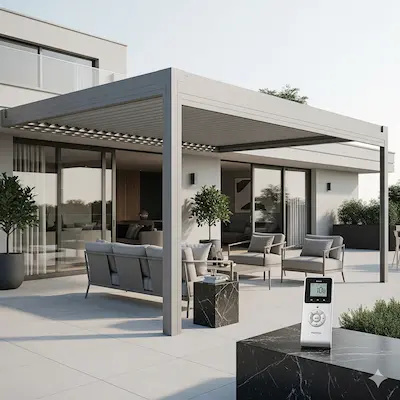 Automated pergola service Limoncello Pergola