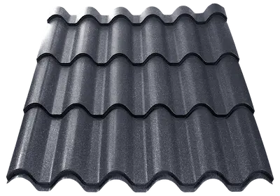 Imagine culoare Albastru Închis (RAL 5008) pentru țiglă metalică