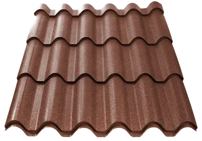 Imagine culoare Cărămiziu (RAL 8004) pentru țiglă metalică