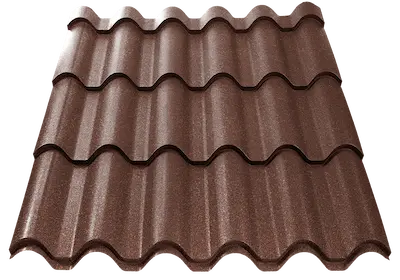 Imagine culoare Maro (RAL 8017) pentru țiglă metalică